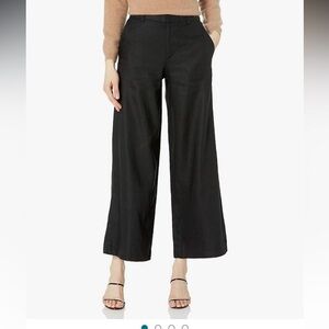 Club Monaco Women's Wide Leg Trouser size 4 black